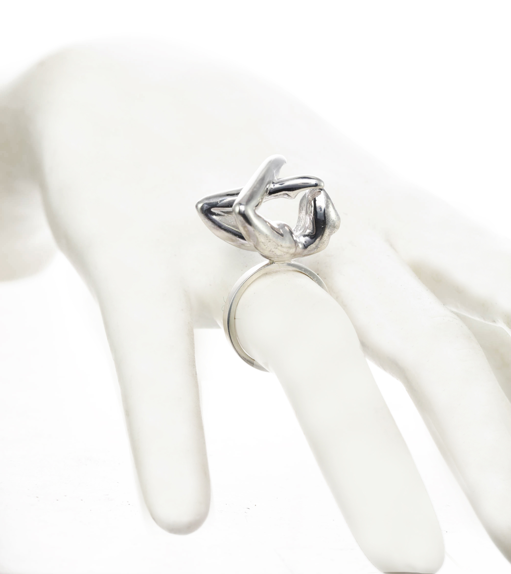 Lala Ring — Polish silver ring (vue 2)