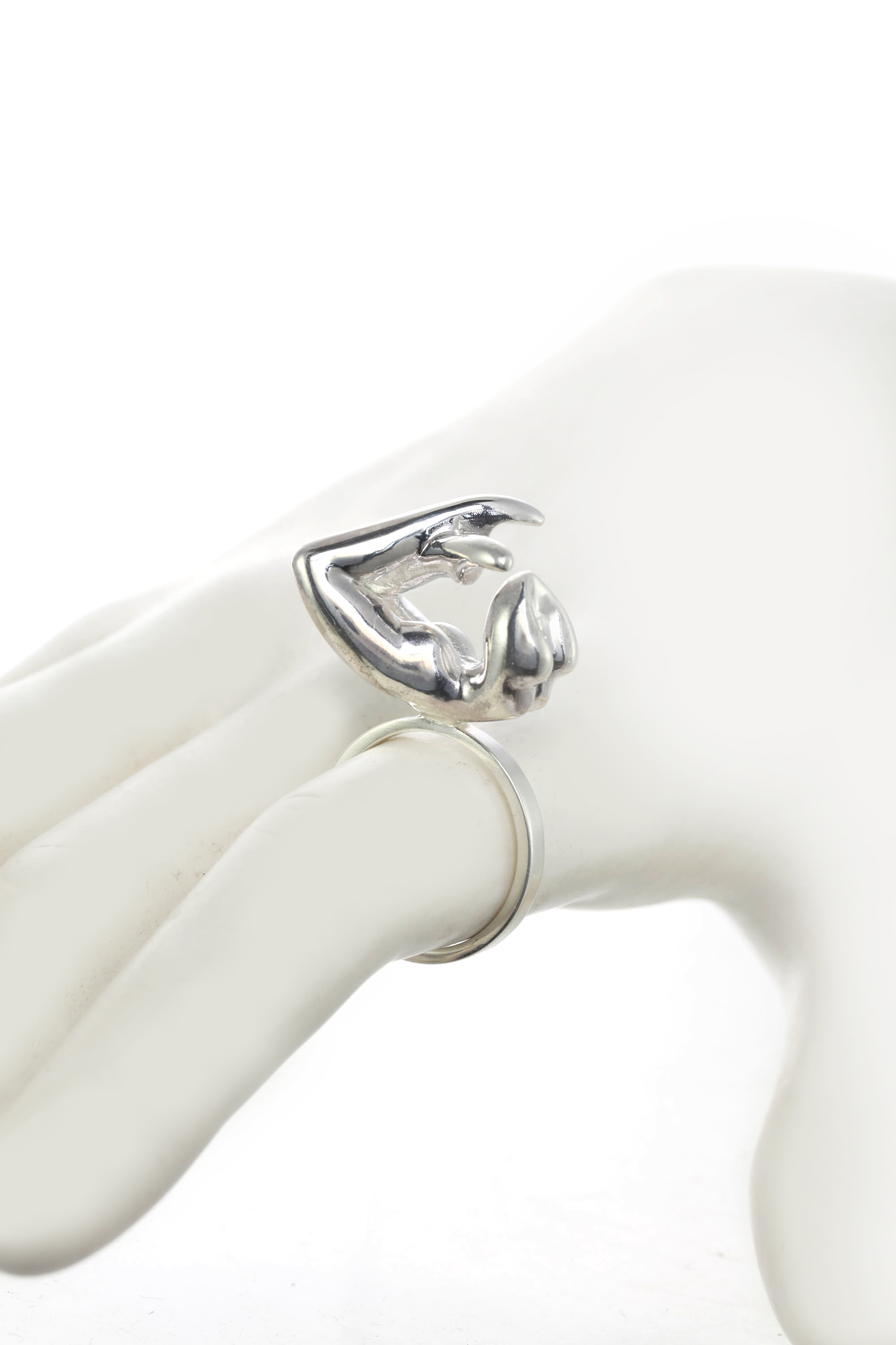 Lala Ring — Polish silver ring (vue 1)