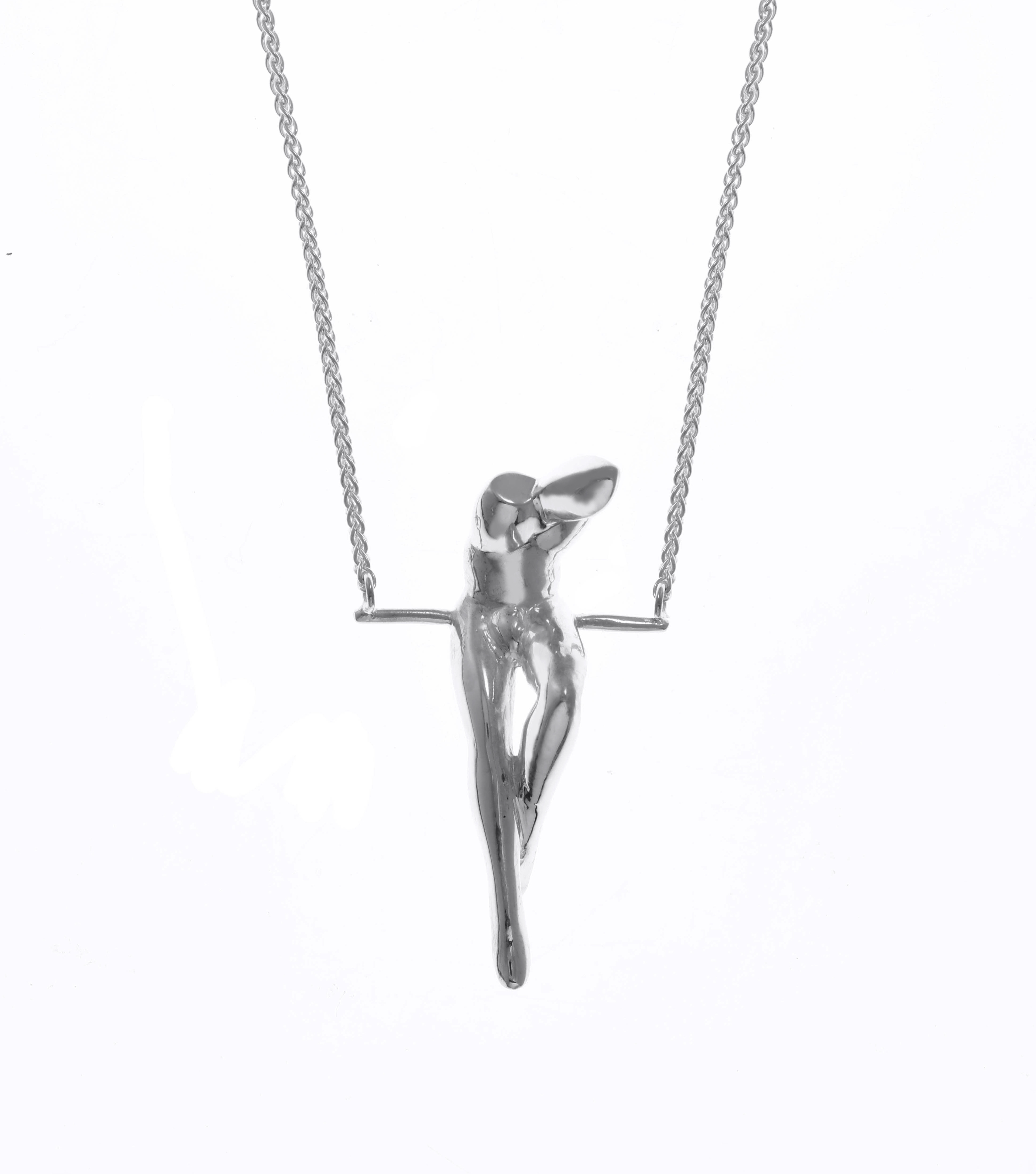 Loulou Swing — Polish silver necklace