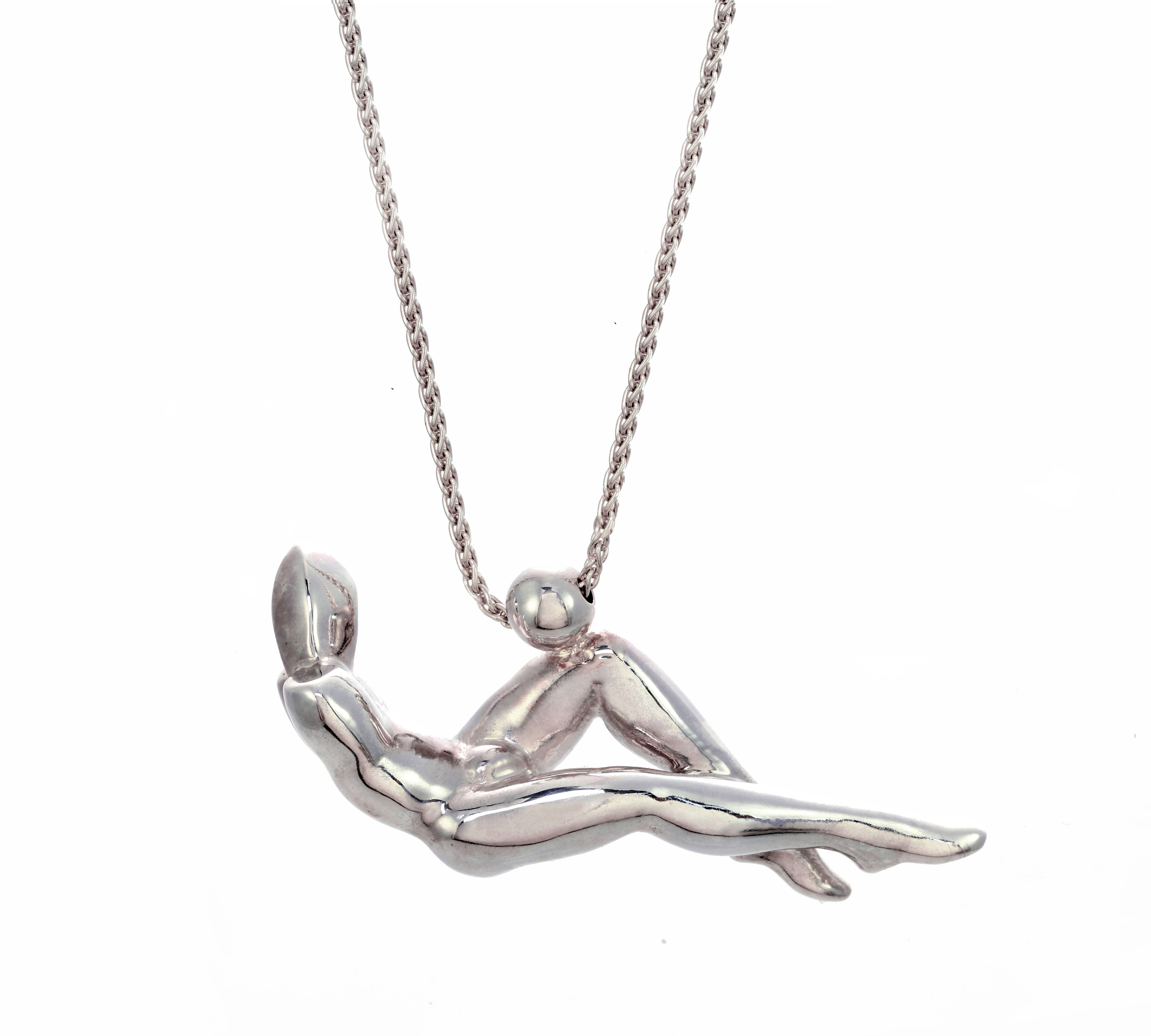 Loulou Ball — Polish silver necklace
