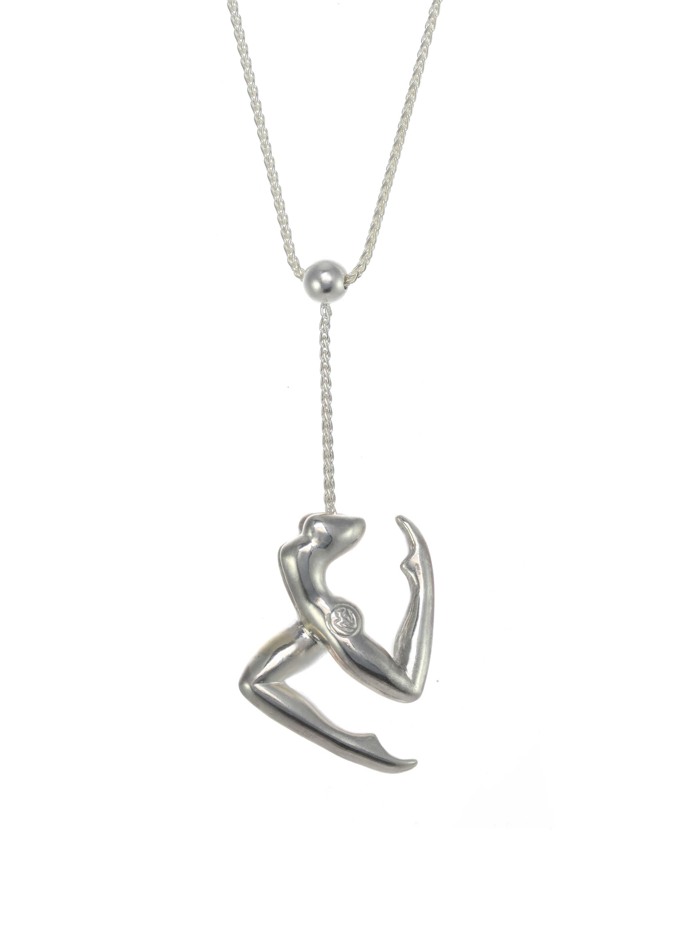 Lala Dance — Polish silver necklace