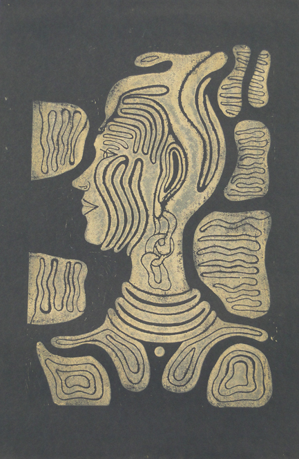 Vallala — linocut